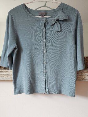 Bow Detail  Knit Cardigan